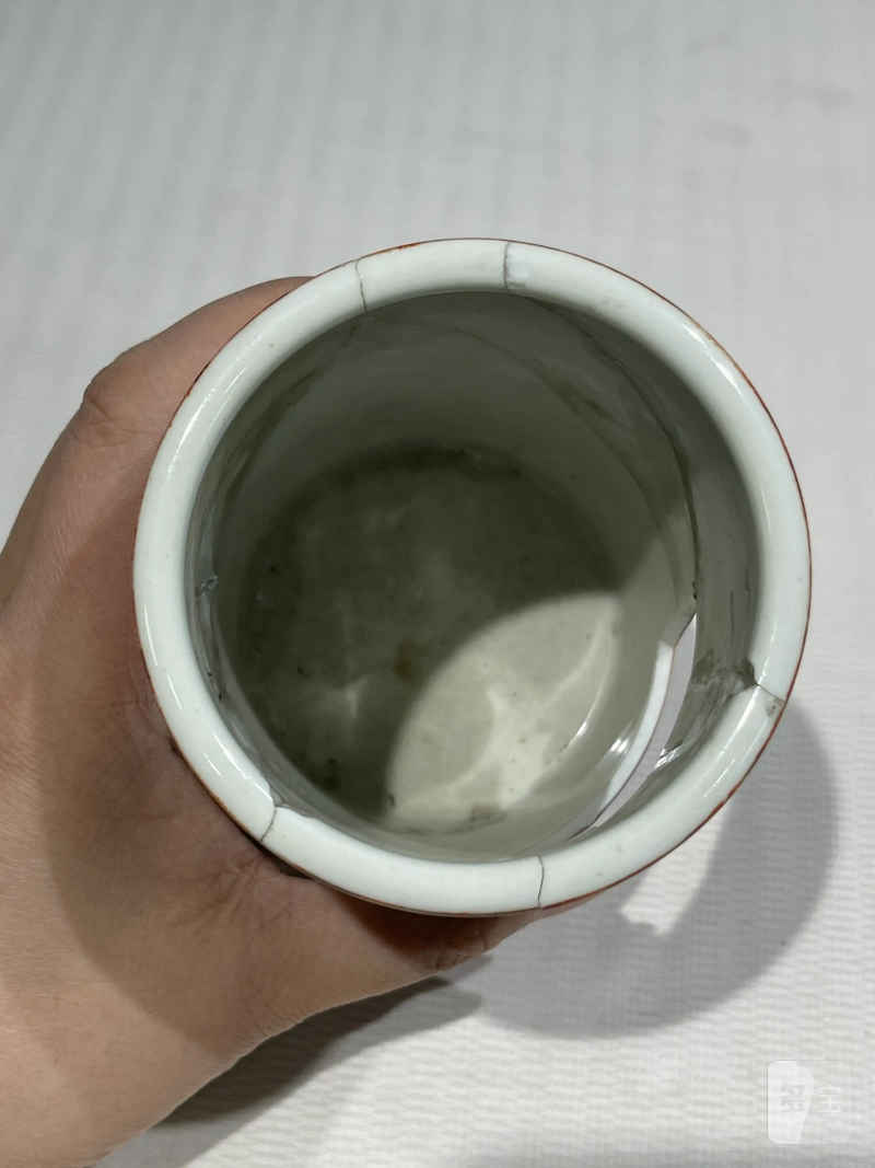 清代 粉彩文房瓷器一组十二件 - 图49